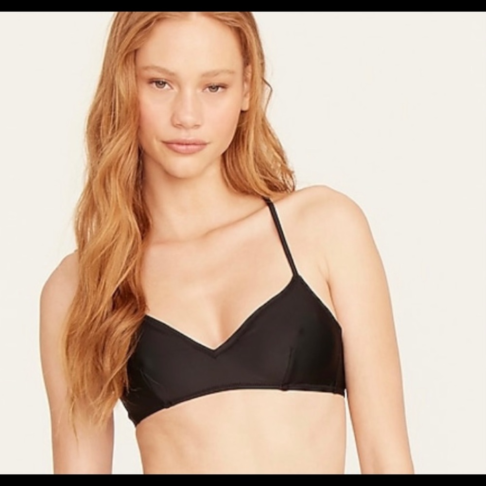 NWT J.Crew Cross-back French bikini top